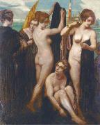 Emile Bernard Bathers in the lagoon oil painting artist